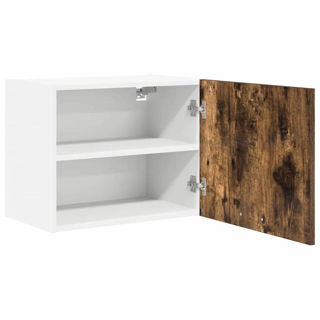 Armadio pensile Rovere Affumicato e Bianco 50 x 31 x 40 cm 884154