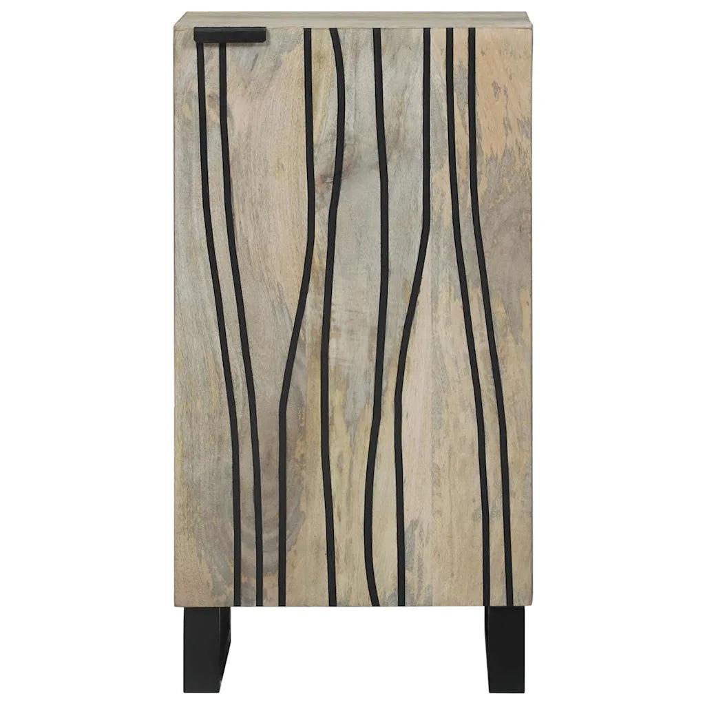 Credenza | Sideboard Bianco 40 x 33 x 75 cm legno massello di mango