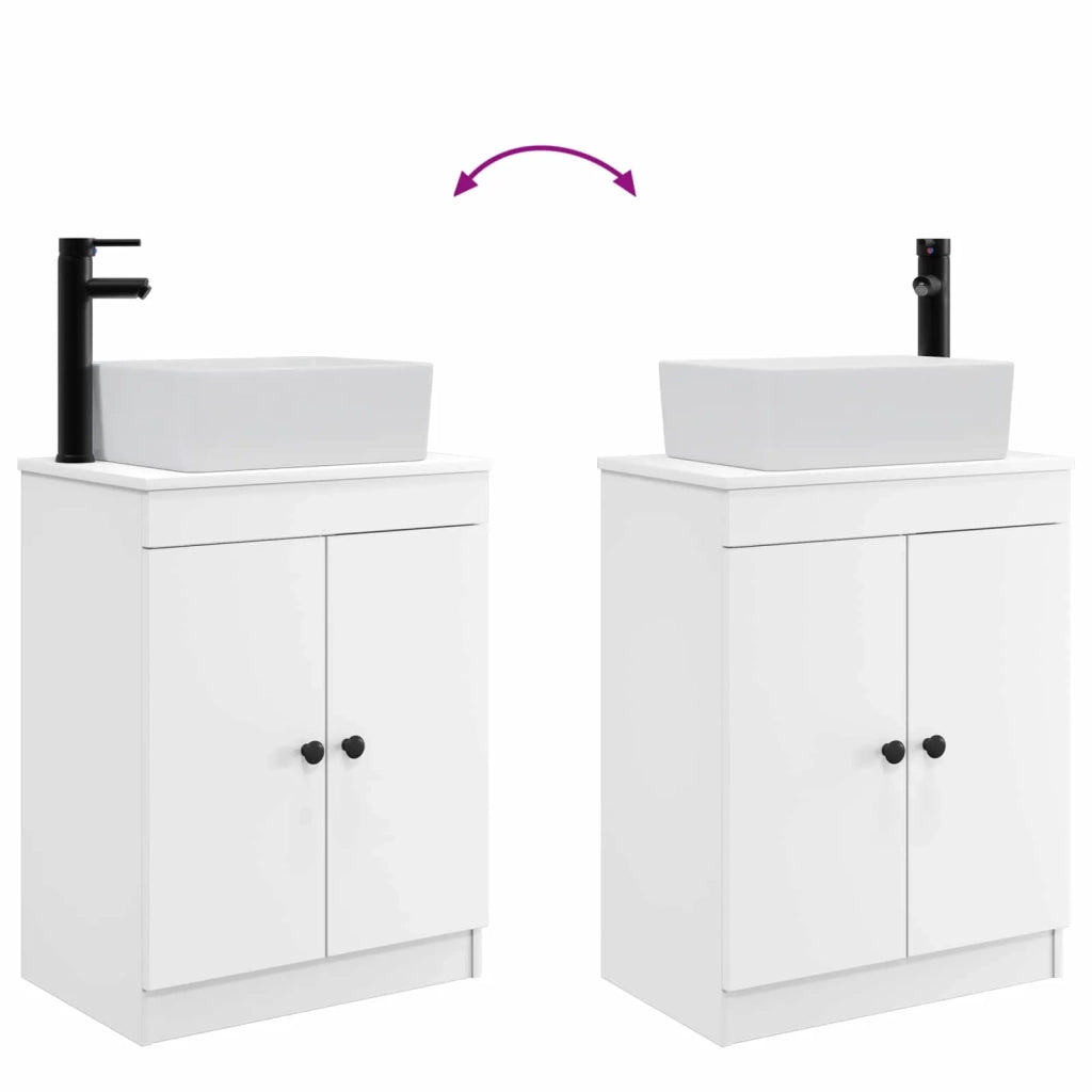 Mobile da bagno con lavabo Bianco 54 x 35 x 83 cm