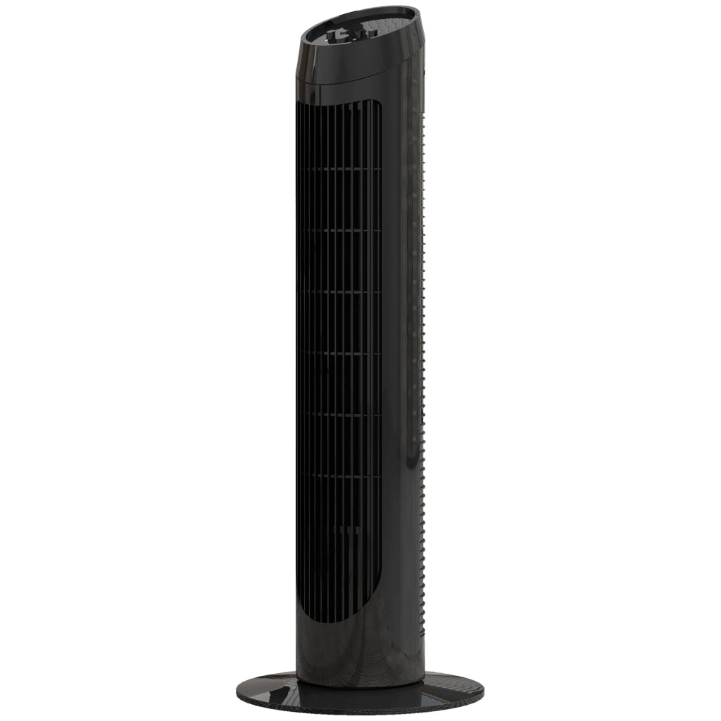 Ventilatore a Torre 45W Silenzioso ¨C zephmum ¨C Nero 27x75 cm