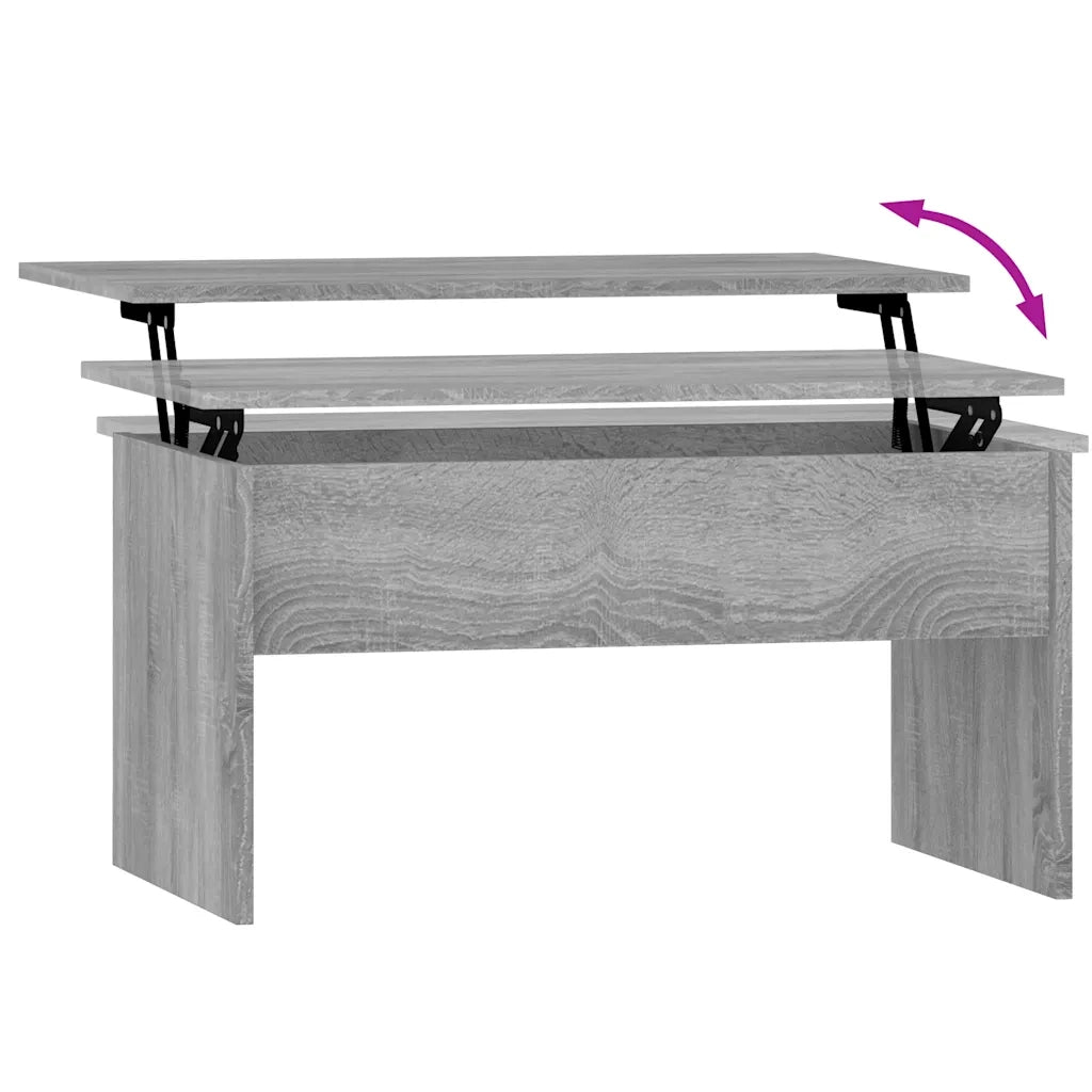 Tavolino salotto | Tavolino da caff¨¨ | Tavolino da Soggiorno Grigio Sonoma 80x50,5x41,5cm Legno Multistrato