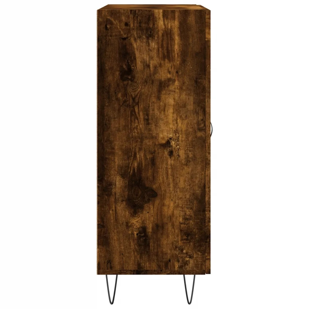 Credenza Rovere Fumo 69,5x34x90 cm in Legno Multistrato 830257