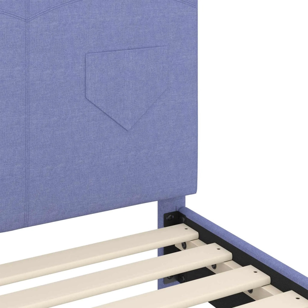 Struttura letto per bambini con testata Blu jeans 70 x 140 cm