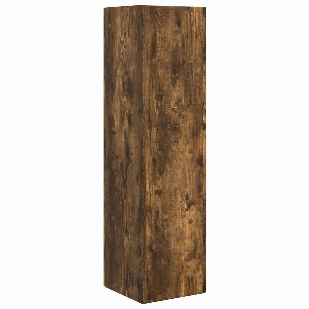 Mobile angolare 27,5x27x102cm Legno ingegnerizzato Rovere fumé 889850