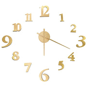 Orologio da Parete 3D Design Moderno Oro 100 cm XXL CFW9430497