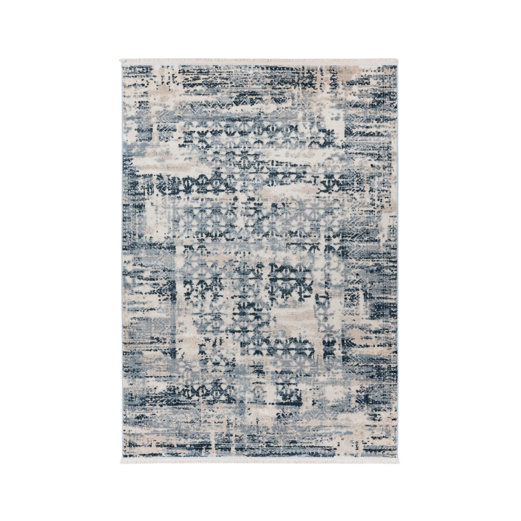 Tappeto Adela 300 Blu in look vintage 80 x 150 cm