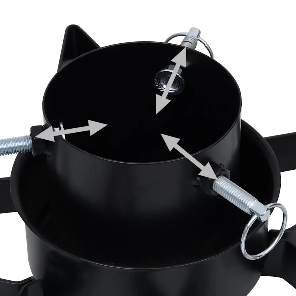 Base per Albero di Natale Nera 47x47x13,5 cm CFW6378330