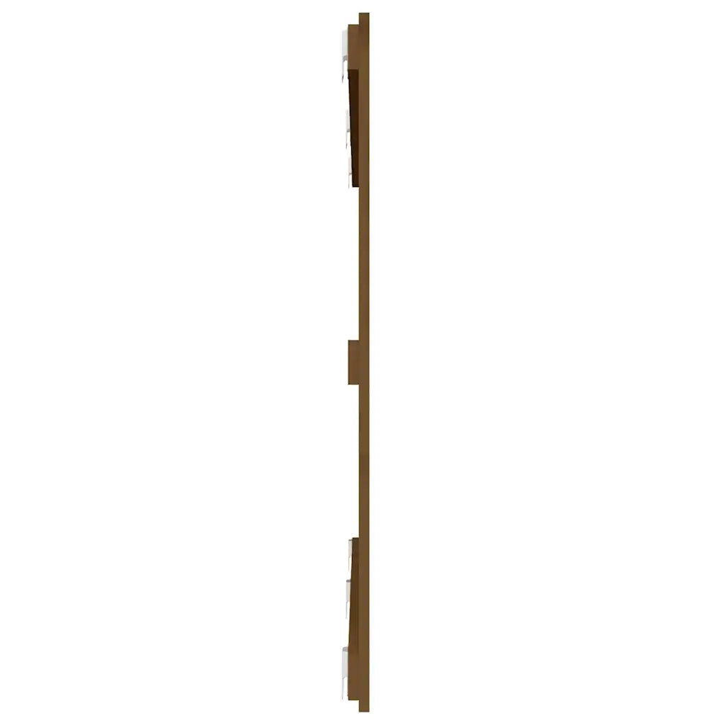 Testiera da Parete Ambra 159,5x3x90cm in Legno Massello di Pino 824901