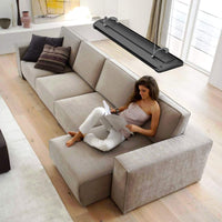 Stufa Elettrica ad Infrarossi 118x25x7,5 cm da Parete 2400W Dimmerabile Moel Aaren Nera