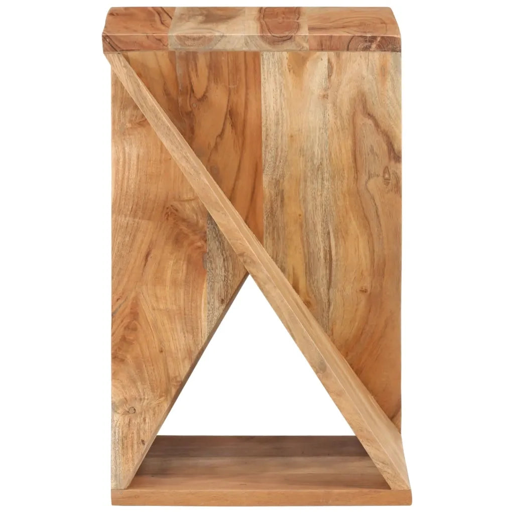 Tavolino 35x35x55 cm in Legno Massello di Acacia 337996