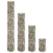 Fioriere Rialzate Gabbioni Circolari 4 pz Ã˜30x50/100/150/200 cm