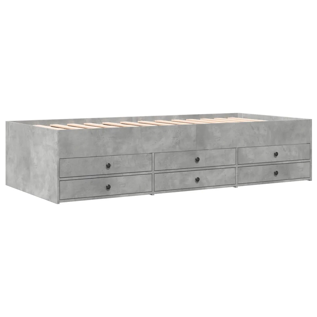 Divano Letto con Cassetti senza Materasso 90x190 cm