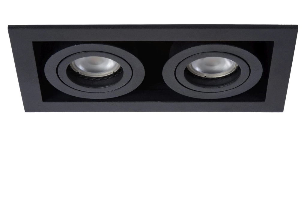 Lucide Chimney faretto soffitto doppio GU10 nero 09926/02/30