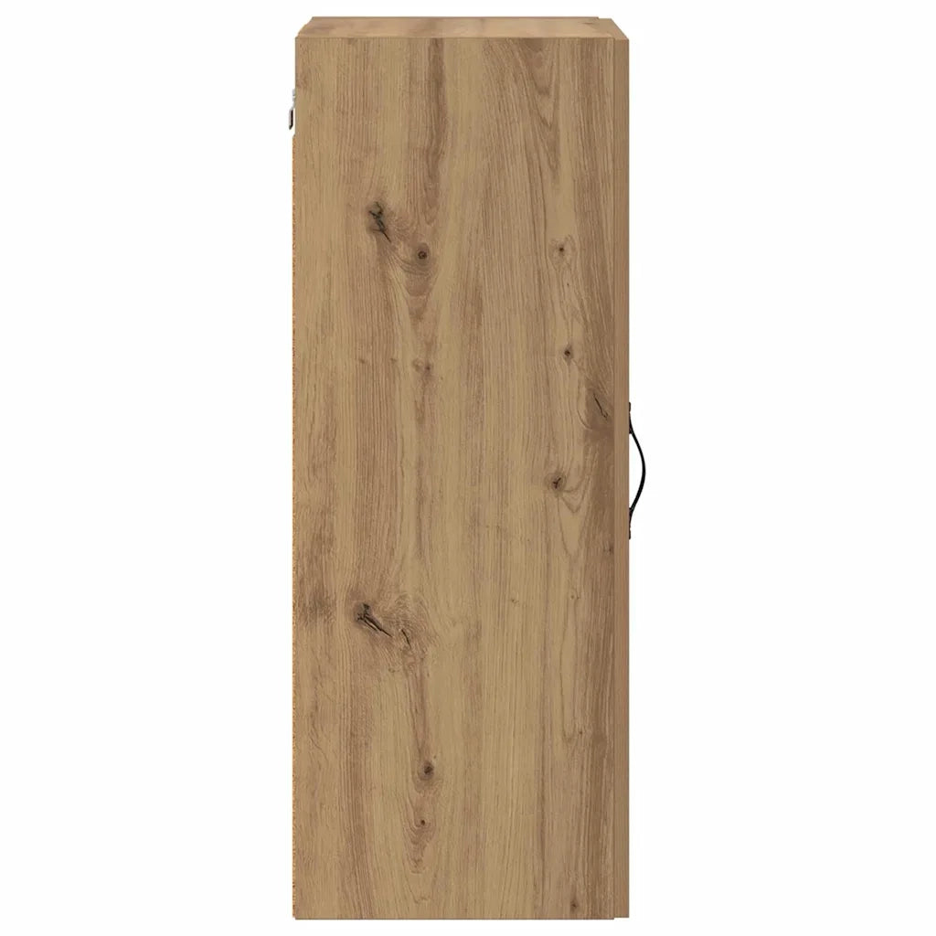 Pensile | Mobile a Parete Rovere artigianale 34,5 x 34 x 90 cm Legno multistrato