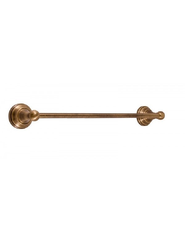 Portasciugamani a muro retrò MORAVA in bronzo 55,05x7,85x5,95 cm