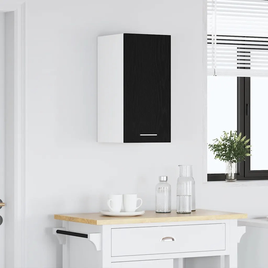 Pensile pensile Rovere Nero 30x31x60 cm in Legno Multistrato 863140