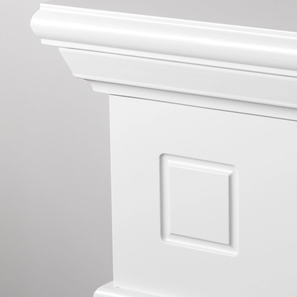 Camino a Bioetanolo da Pavimento 110x37x102 cm Cambridge Bianco