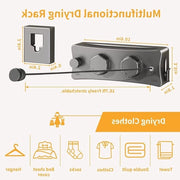Wandmontaggio estensibile per uso interno ed esterno - grigio (11 x 2 x 4 pollici)