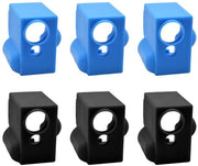 Sokkette silicone - 6 pezzi - Stabilità termica - Copertura per blocco di riscaldamento - Resistente e elastico - Adatto per stampante 3D - Copertura per blocco di riscaldamento
