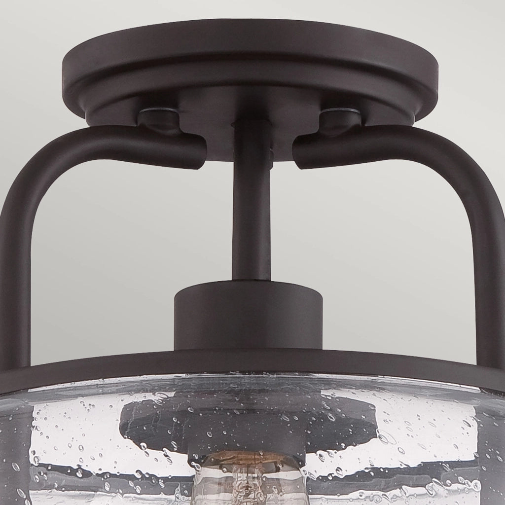 Lampada a Soffitto Industrial Nordica Trilogy Metallo Bronzo Antico 1 Luce E27