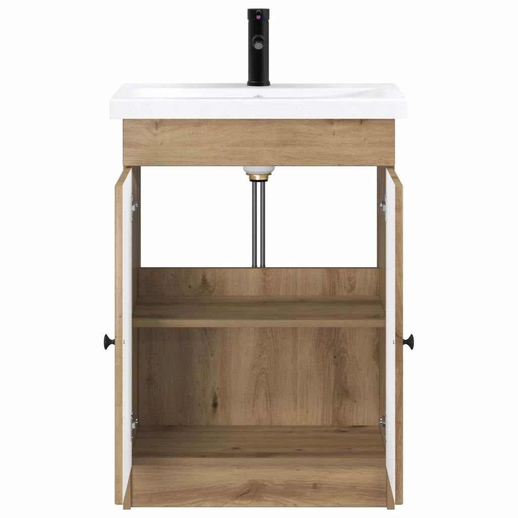 Set di mobili per il bagno Rovere Artigianale 56 x 37,5 x 81 cm 3404193