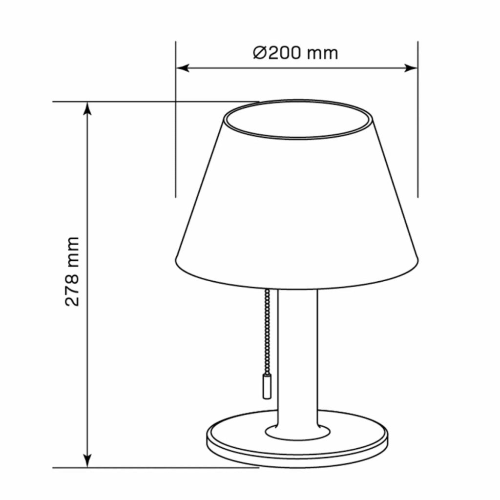 Lampada da tavolo solare LED VIOLA con sensore IP44 Polux
