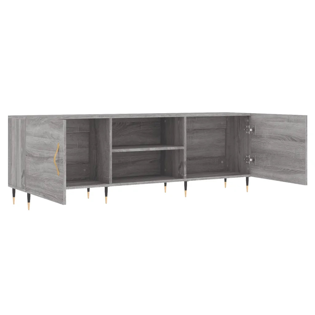 vidaXL Mobile Porta TV Grigio Sonoma 150x30x50 cm in Legno Multistrato