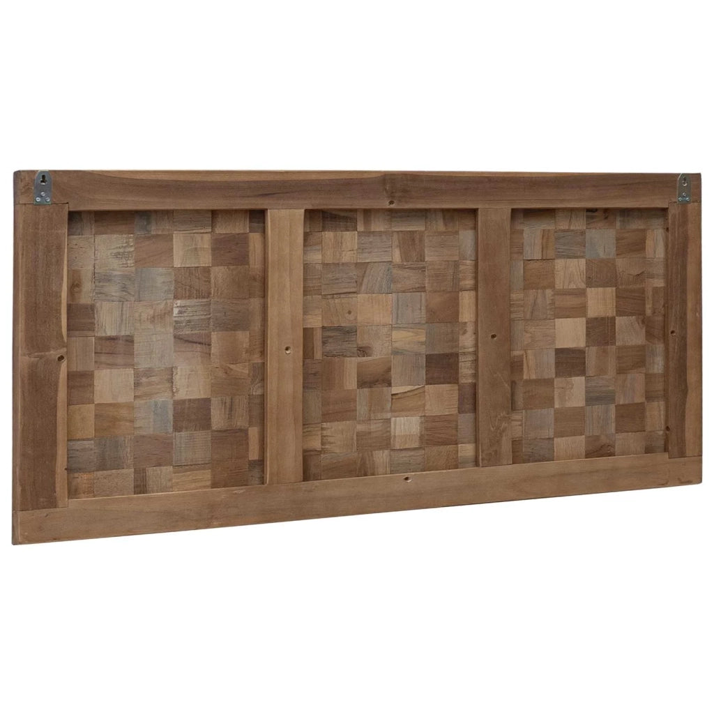 Testiera Naturale Legno di teak solido