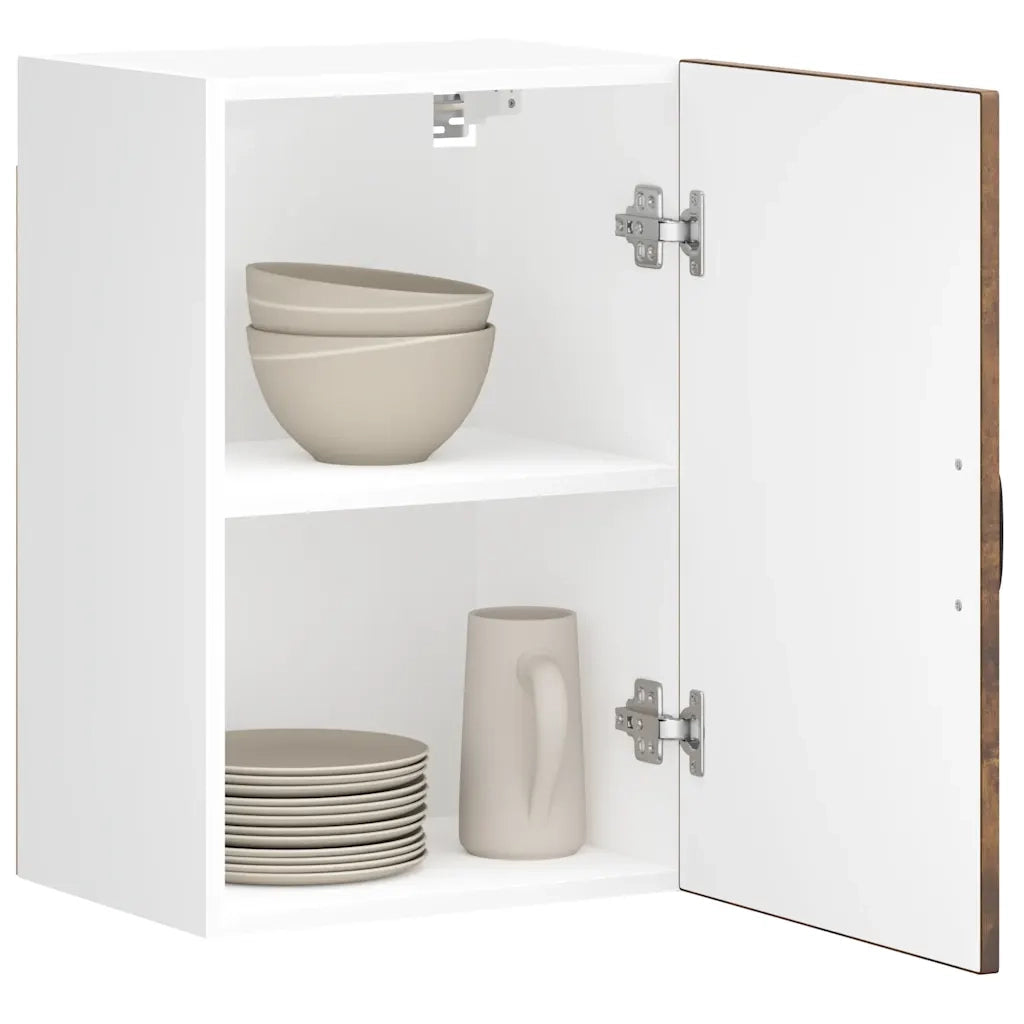 vidaXL Pensile da Cucina Lucca Rovere Fumo in Legno Multistrato
