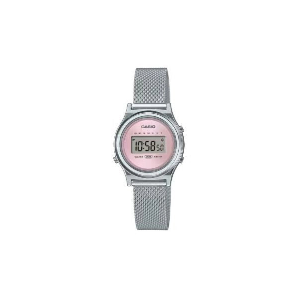 Orologio casio la700wem 4aef mini silver e pink