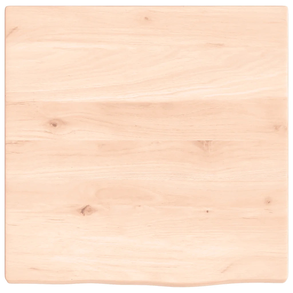 Ripiano a Parete 40x40x2 cm Legno Massello Rovere Non Trattato 363509