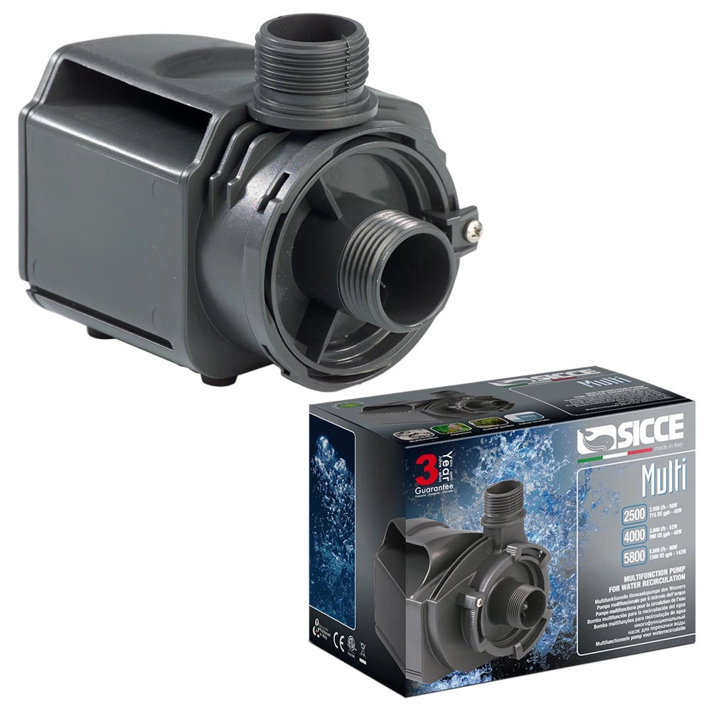 Sicce multi 4000 3.800 litri/h pompa multifunzione per moltissime applicazioni cavo da 10 metri