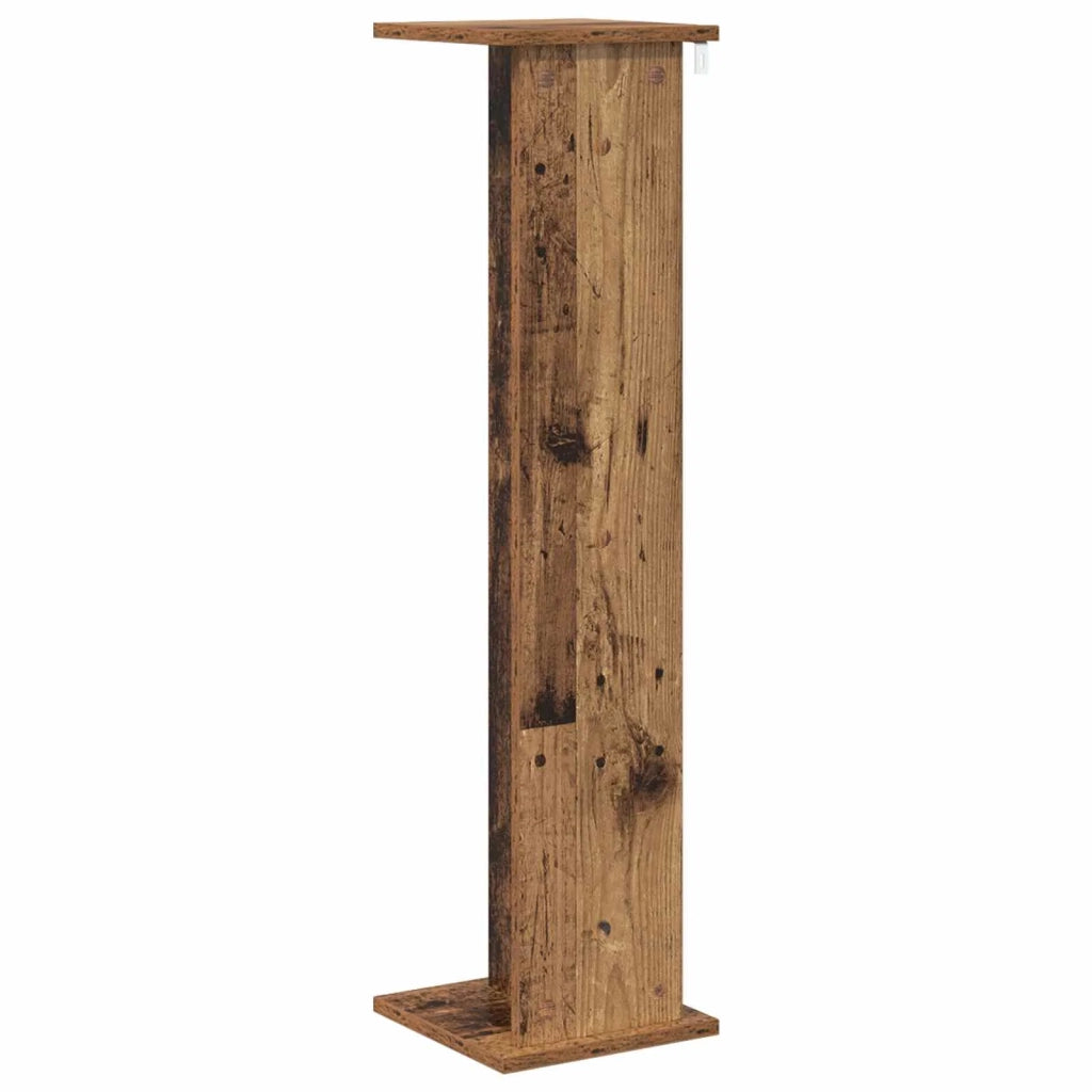 Supporto per piante 2 pcs Legno vecchio 25 x 25,5 x 100,5 cm 899639