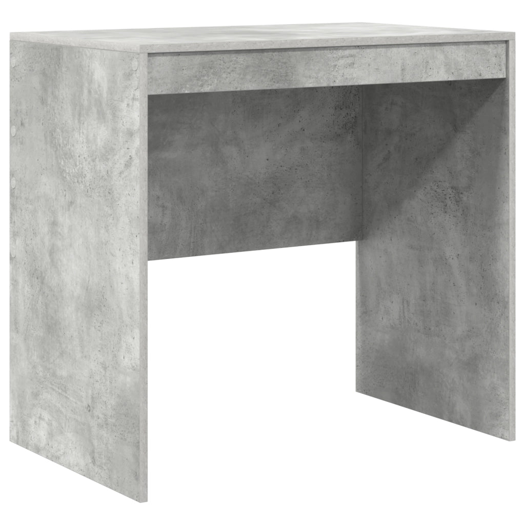 Scrivania  con ripostiglio Grigio cemento Legno ingegnerizzato