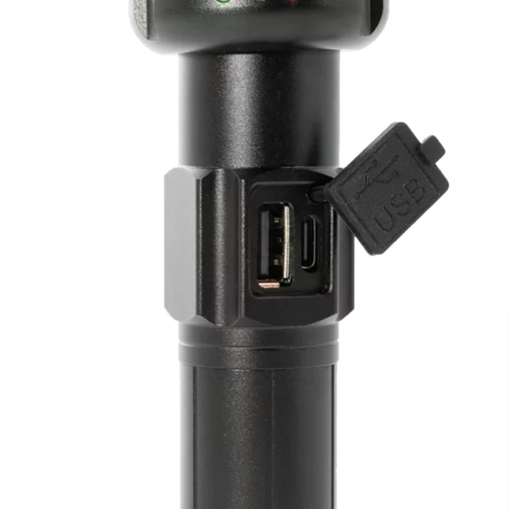 Trade Shop - Torcia Elettrica In Lega Di Alluminio Ricaricabile Professionale Led Impermeabile Q-d977b -