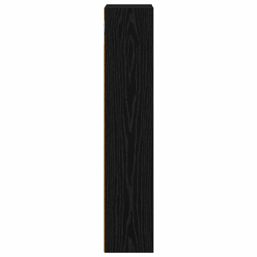 Armadio da bagno a muro Rovere Nero 20 x 14 x 70 cm 889296
