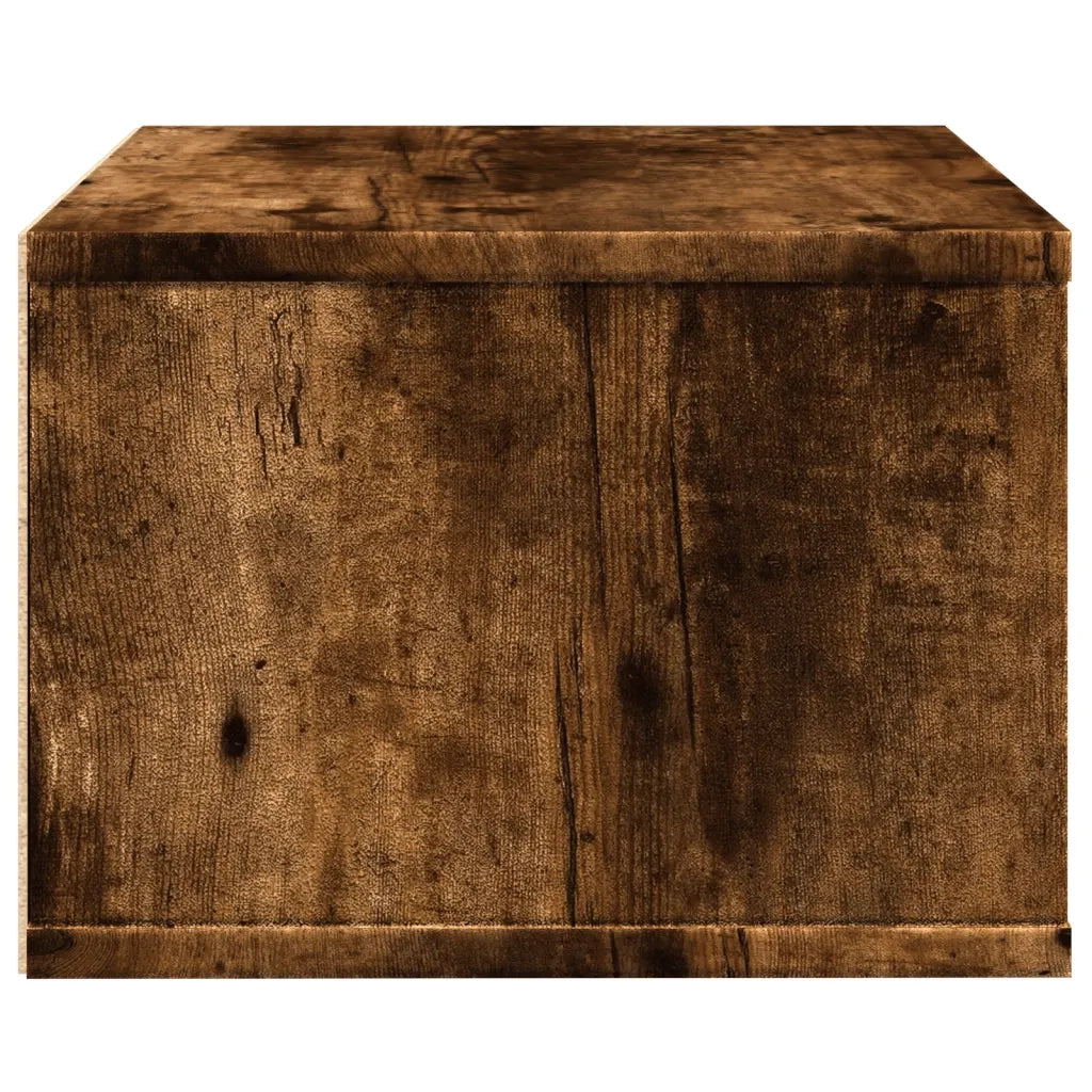 Supporto Stampante Rovere Fumo 40x32x22,5 cm Legno Multistrato CFW4165897