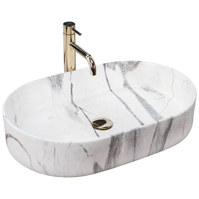 Lavabo Da Appoggio Rea Nadia 60 Sand