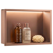 Mensola Bagno Led 30x45 Brush Copper