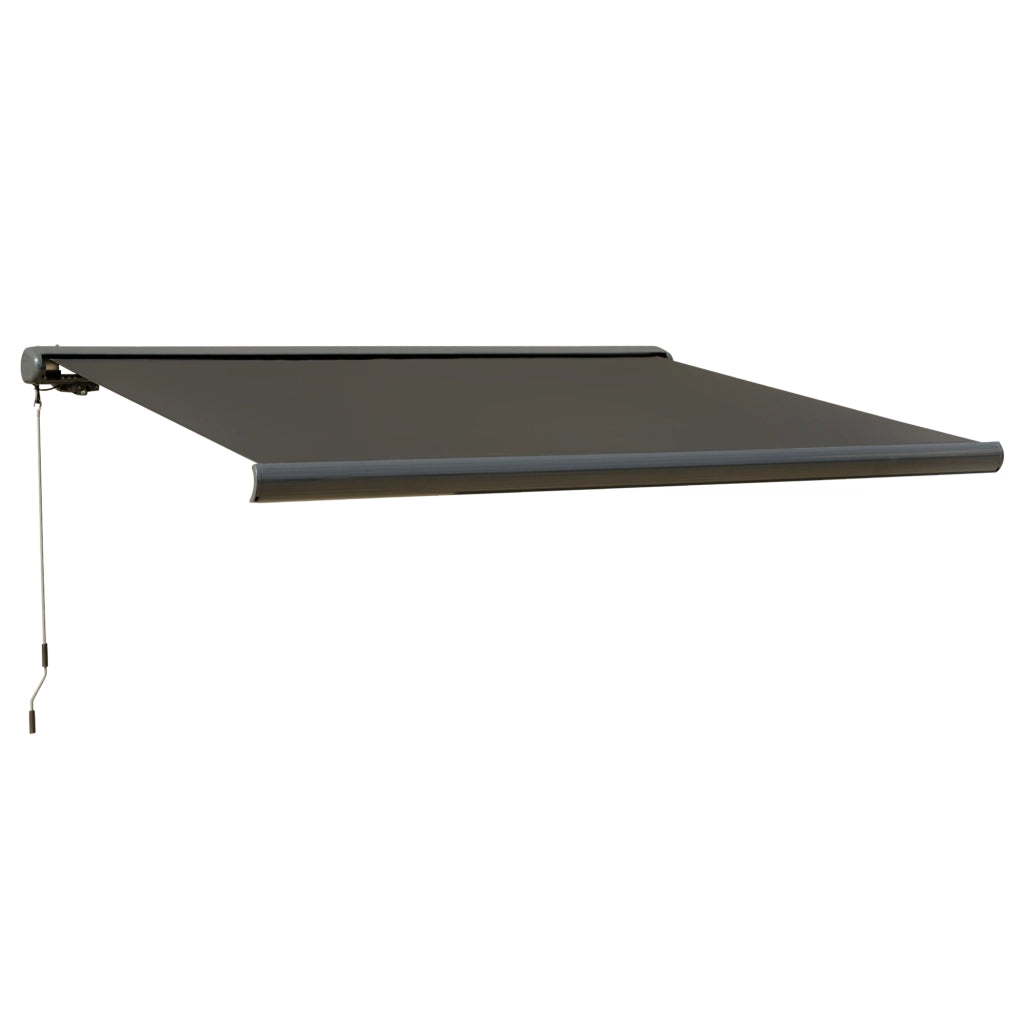 Tenda da sole elettrica ¨C zephmum ¨C grigio scuro, metallo, 300x250 cm