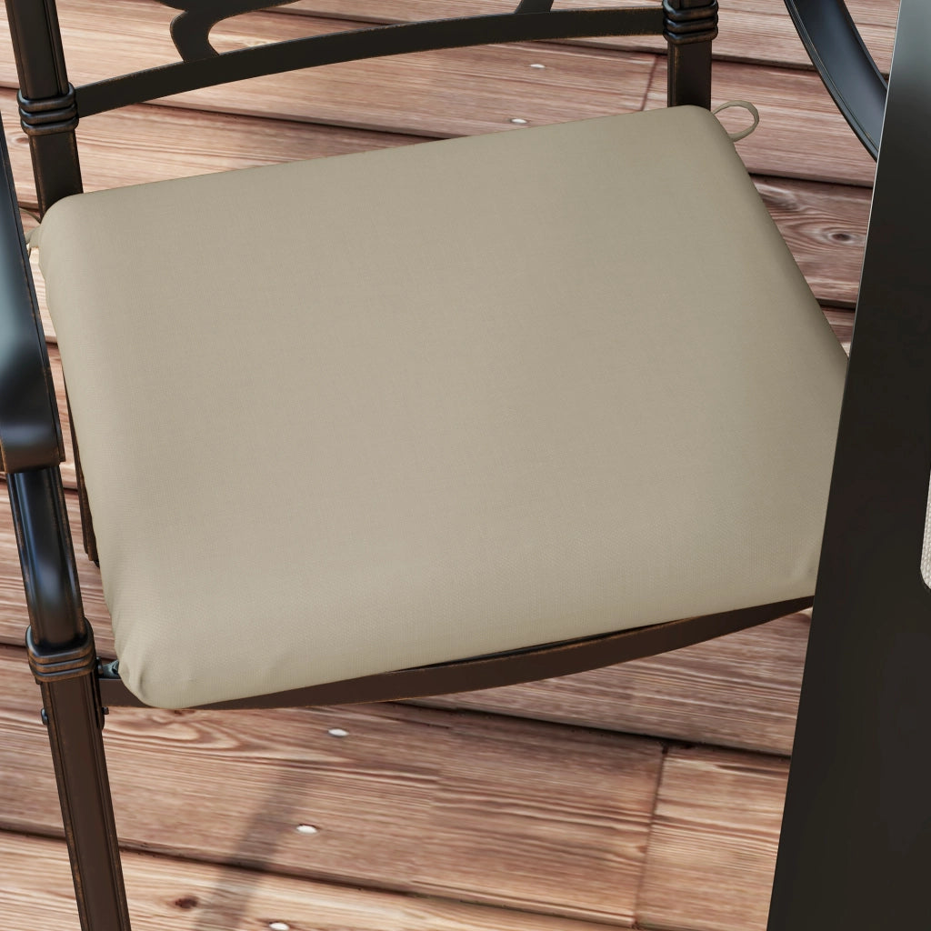 Set di 4 Cuscini per Sedie da Pranzo ¨C zephmum ¨C Beige 47x47x7cm
