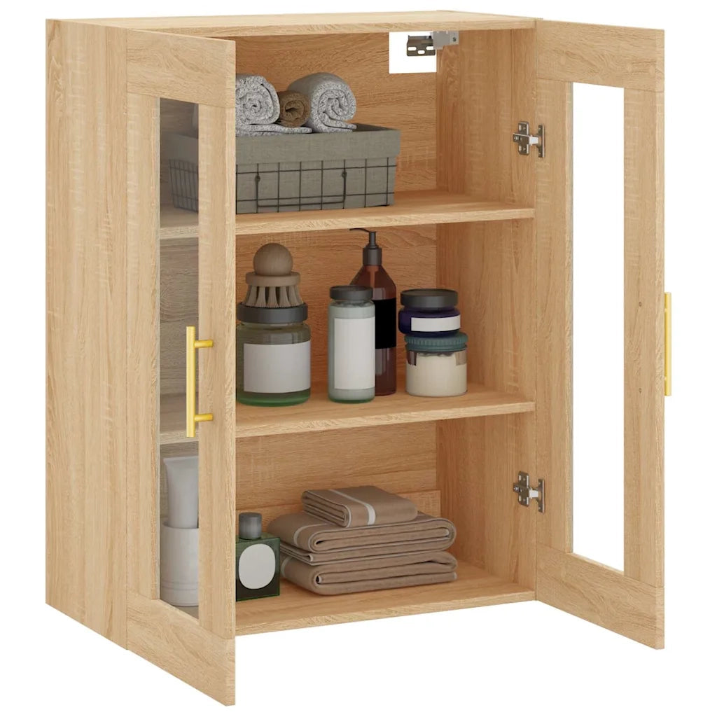 Mobile a Parete Rovere Sonoma 69,5x34x90 cm 828471