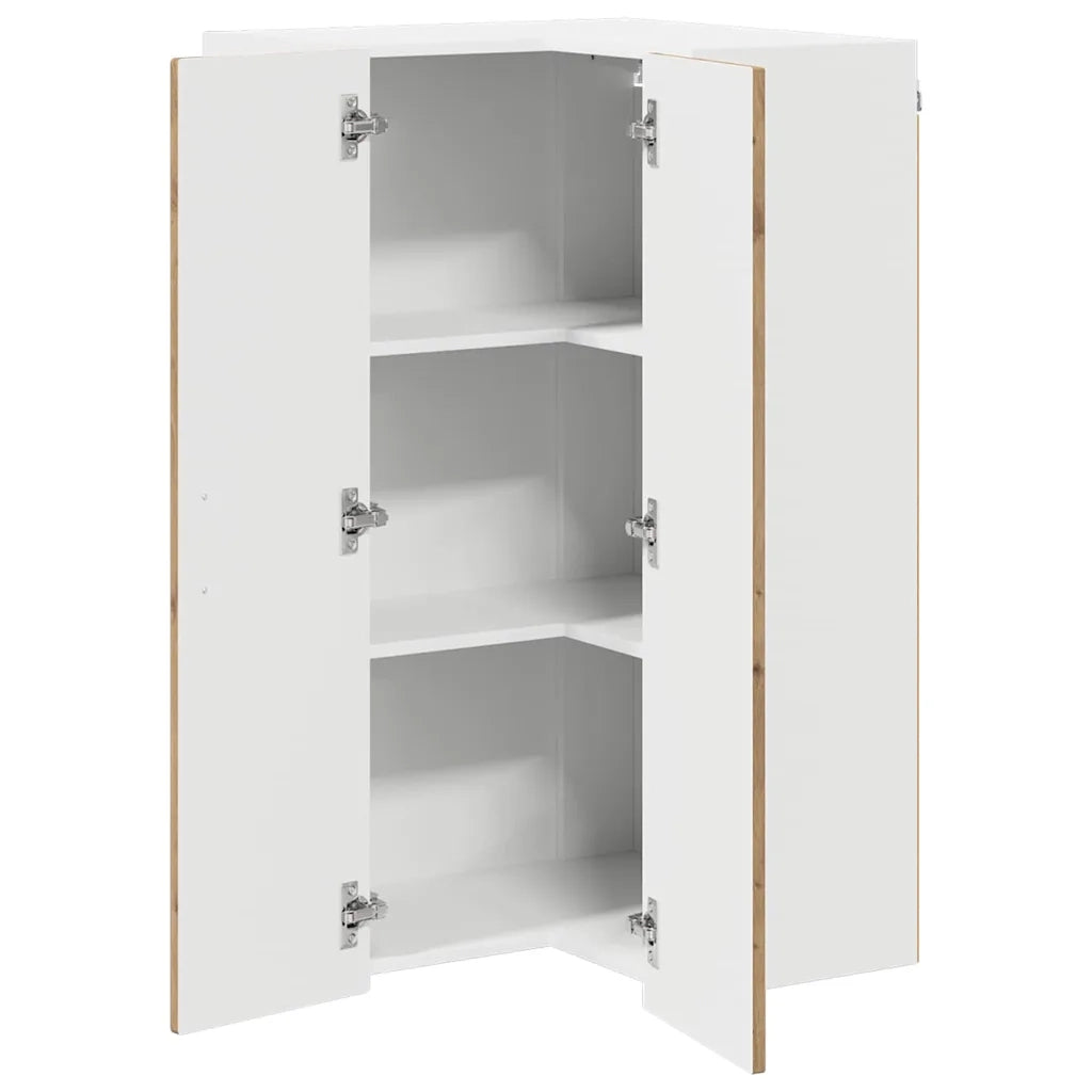 Mobile da cucina con porta-Armadio da cucina Rovere artigianale 57 x 57 x 100 cm