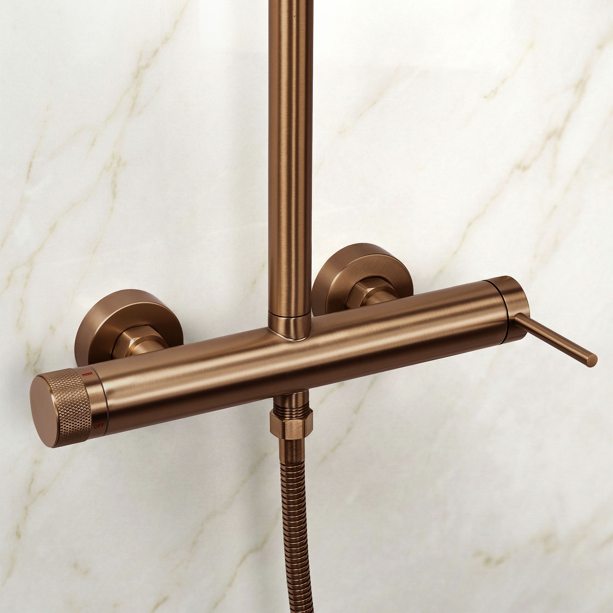 Set Doccia Rea Foss Clif Brush Copper