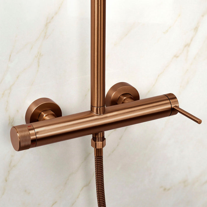 Set Doccia Rea Foss Clif Brush Copper