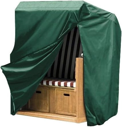 WOLTU Copertura Protettiva per Sedie, Sdraio da Esterno in PE, Copertura per Mobili da Giardino 140/175x135x105 cm Telo Anti-UV Impermeabile Resistente allo Strappo