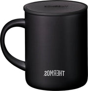 Tazza Longlife 350 ml in acciaio inossidabile - nero - ideale per ufficio o campeggio