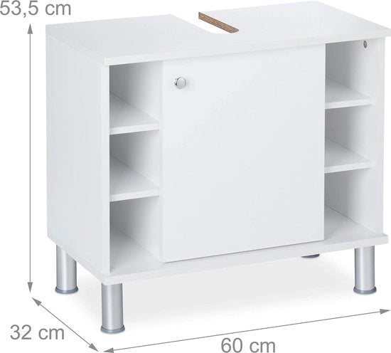 Cassa base per lavabo - senza lavabo - arredo bagno / armadio per bagno - 32 x 60 x 53,5 cm