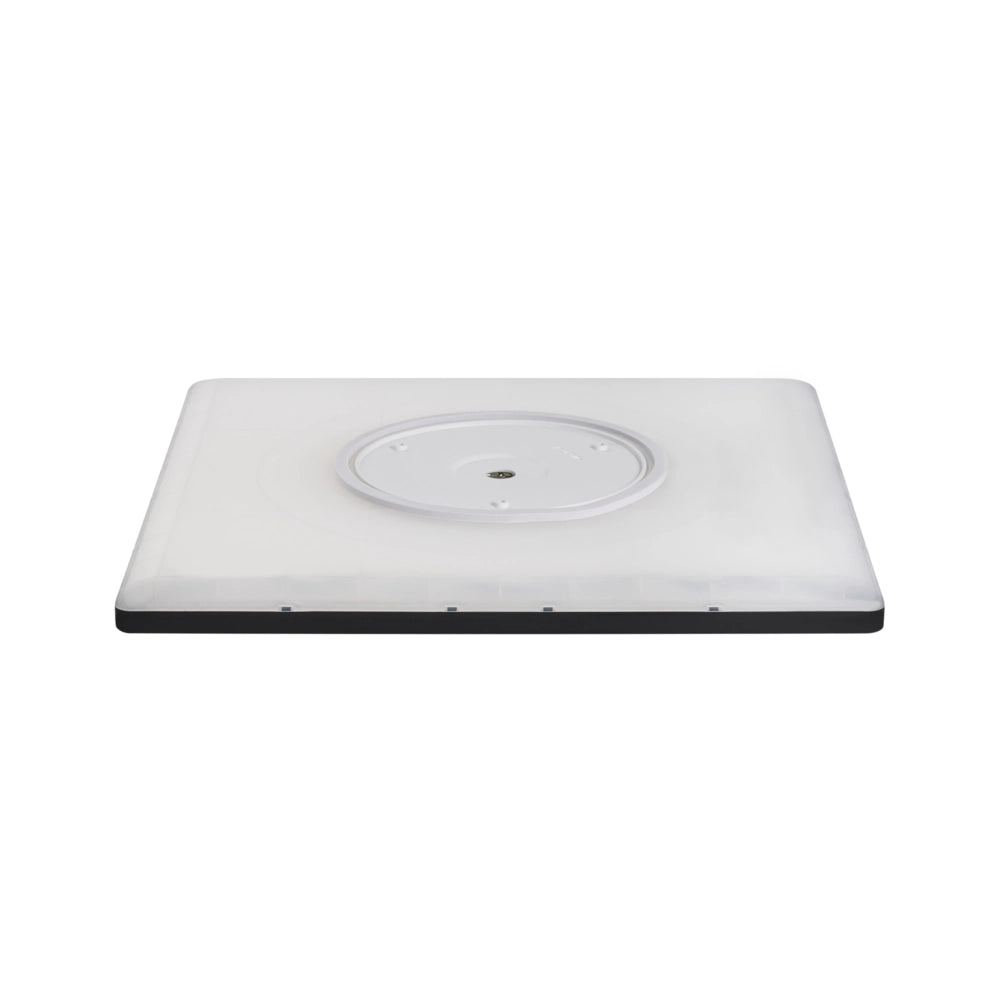 Plafoniera LED Nero in Materiale Sintetico Quadrata 42 cm Pannello Luminoso LED a Filo Soffitto con Telecomando