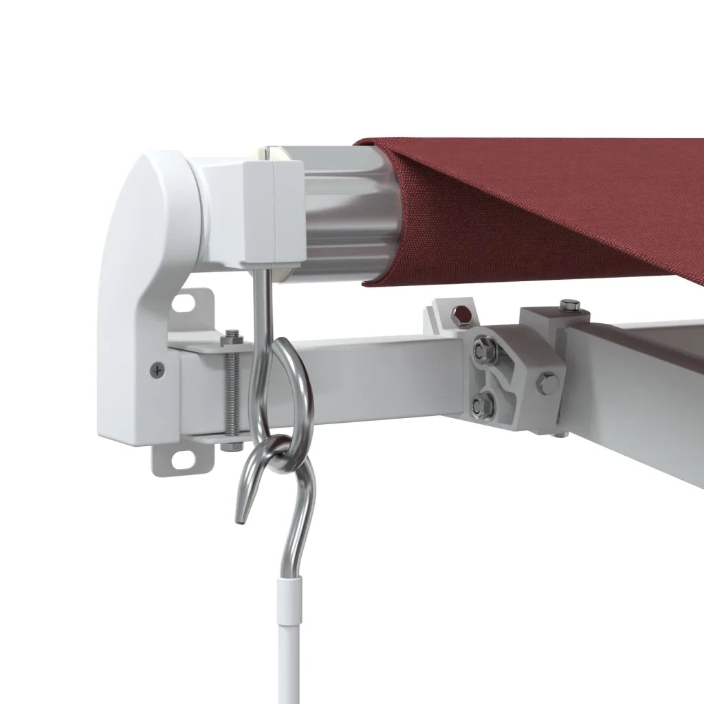 Tenda da Sole Retrattile Manuale Bordò 450x350 cm 3214986